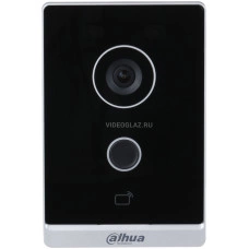 Dahua вызывная панель DHI-VTO2211G-WP черный, серебристый