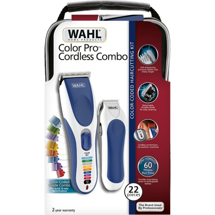 Wahl машинка для стрижки 9649-916 Color Pro Cordless Combo