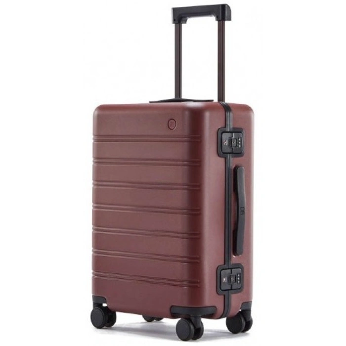 Чемодан Xiaomi NINETYGO Manhattan Frame Luggage 24"/66 л (1120) Beige поликарбонат 66 л бордовый