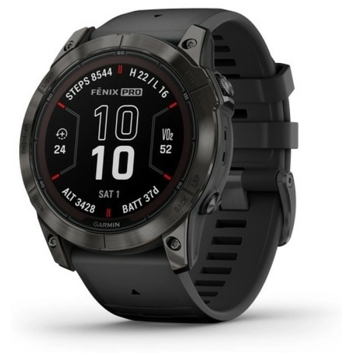 Garmin Fenix 7X Pro Sapph Solar черный