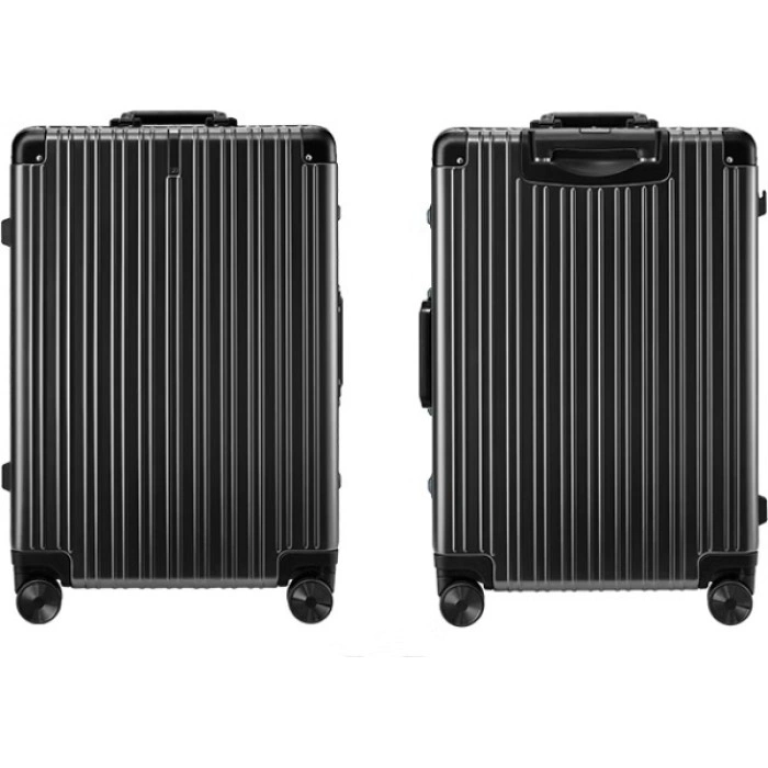 Чемодан NinetyGo NinetyGo All-round Guard Luggage 28" 96л, Space Silver, серый поликарбонат, алюминий 96 л черный