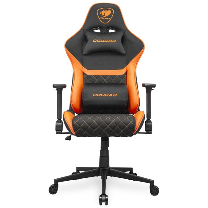 Игровое кресло COUGAR Armor One V2 F, CGR-A2F, черный, оранжевый