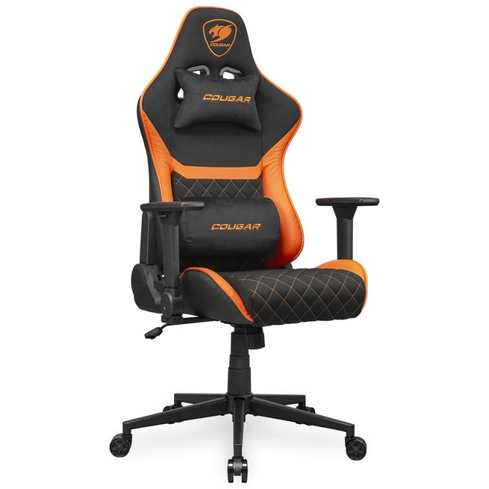 Игровое кресло COUGAR Armor One V2 F, CGR-A2F, черный, оранжевый