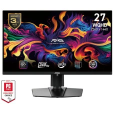 26" MSI MAG 271QPX QD-OLED E2 черный