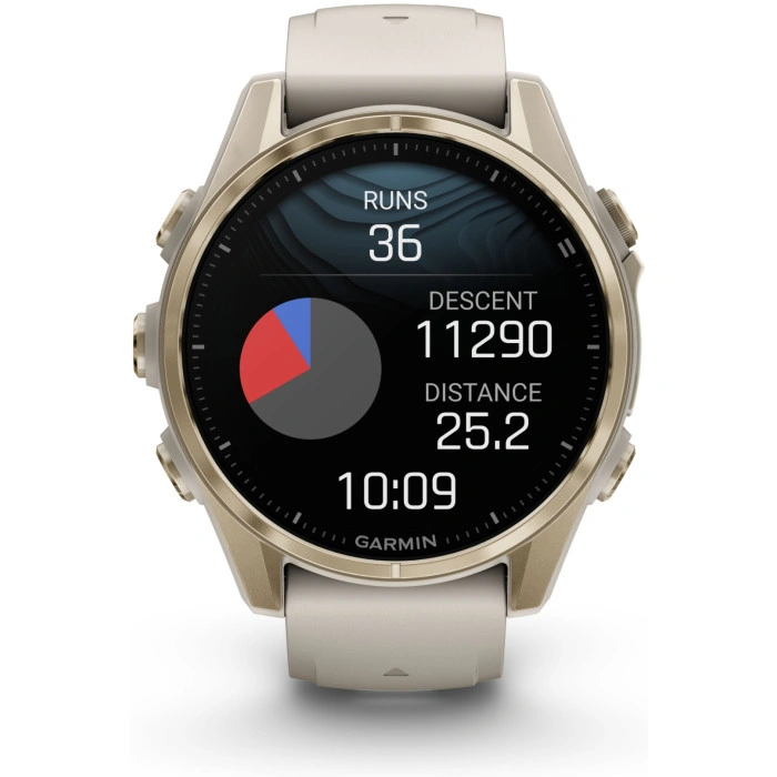 Garmin Fenix 8 43 мм золотистый-бежевый