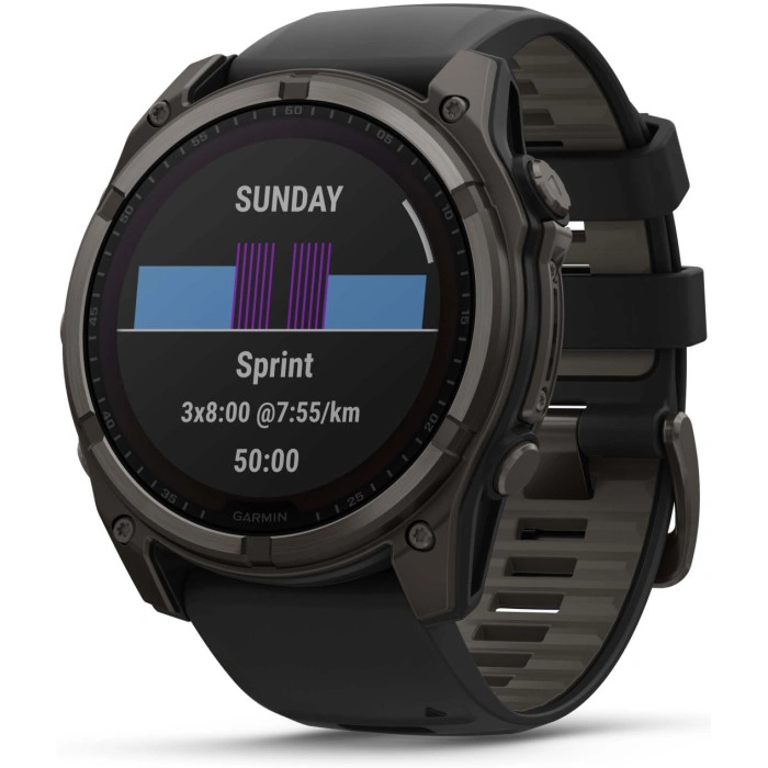 Garmin Fenix 8 Solar 51 мм черный