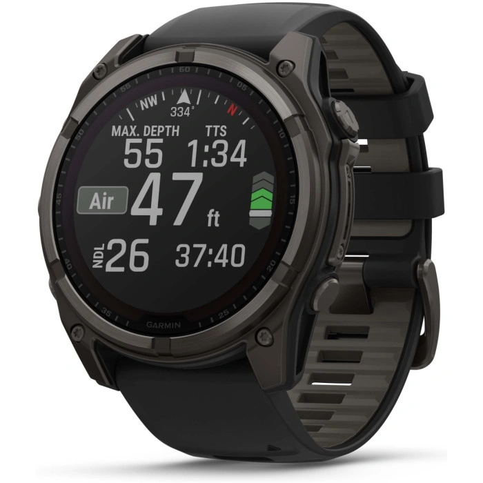 Garmin Fenix 8 Solar 51 мм черный