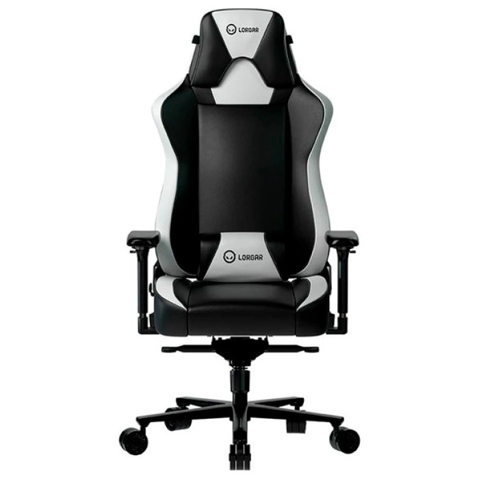 Игровое кресло Lorgar Base 311, черный, белый