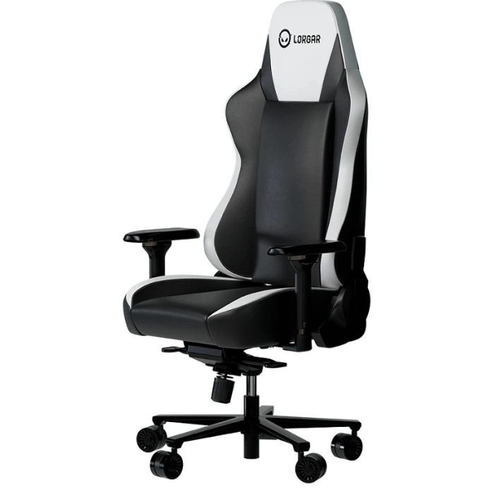 Игровое кресло Lorgar Base 311, черный, белый