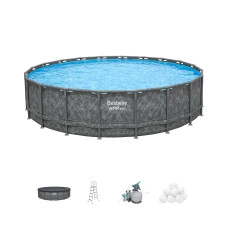 Бассейн каркасный Bestway 561JZ, 671x671x132 см