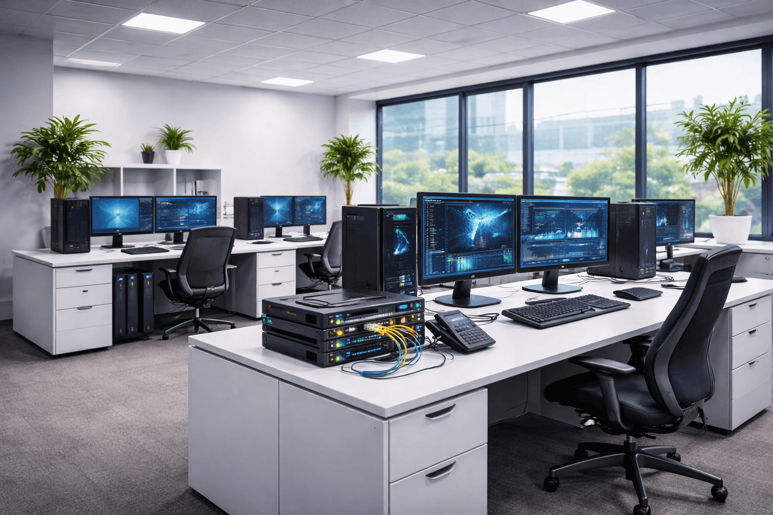 Оснащение офисных рабочих мест